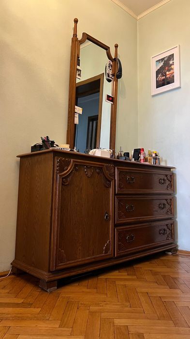 Mobilă sufragerie/hol lemn masiv stejar