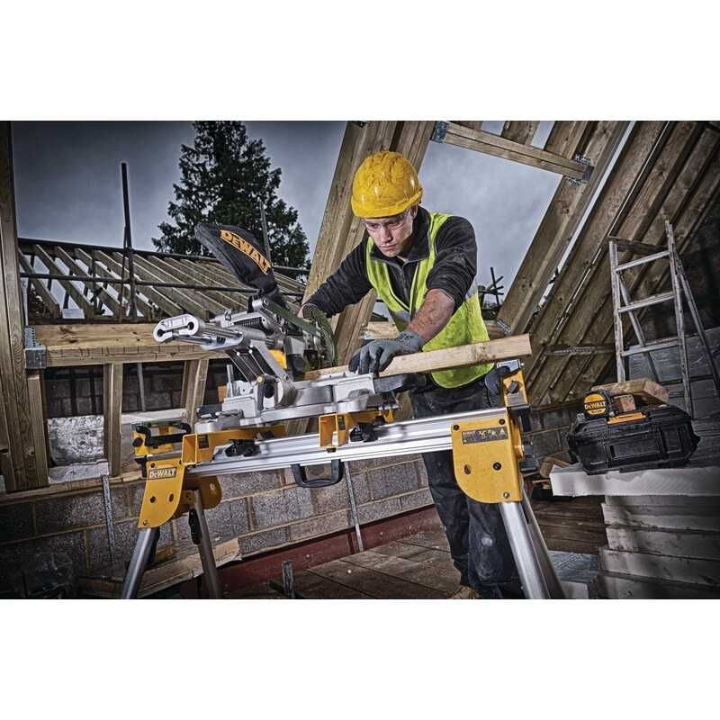 Акумулаторен настолен циркуляр с герунг DeWALT DCS365N
