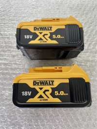 DeWalt Set 2 Baterii 5AH DCB184P2 Original, Nou-Nout !
