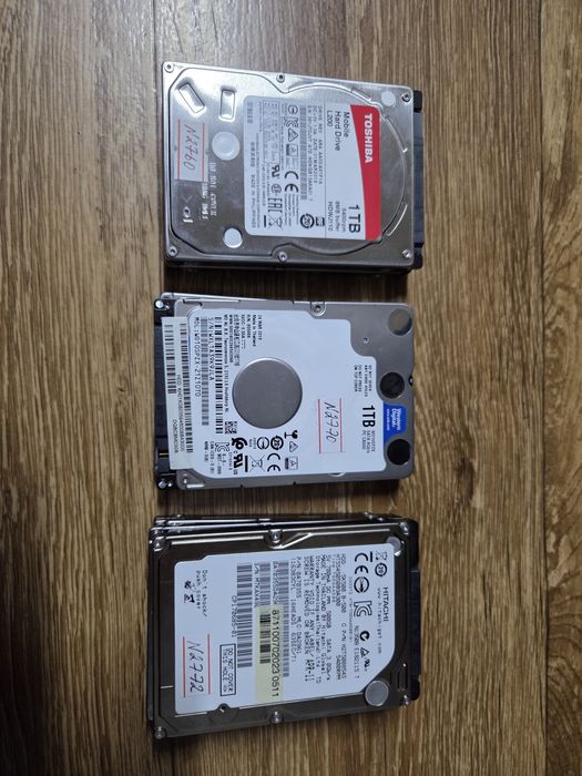 Жёсткие диски 500гб, 1тб, 3тб для ПК и ноутбуков