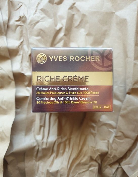 RICHE CREME Crema antirid de zi 30 de uleiuri preţioase Yves Rocher