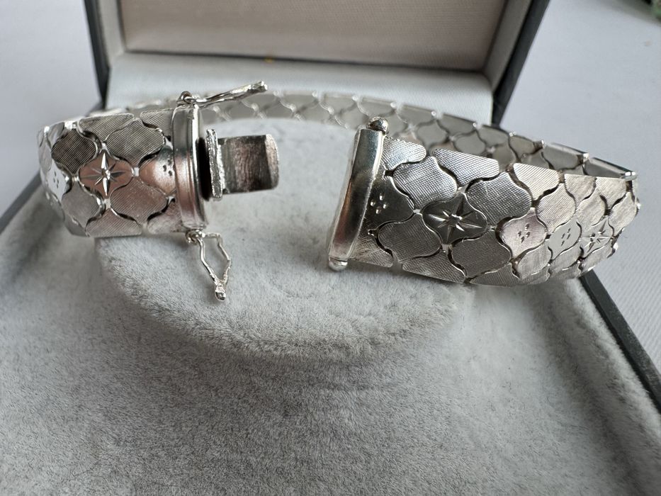 Bratara din argint rodiat