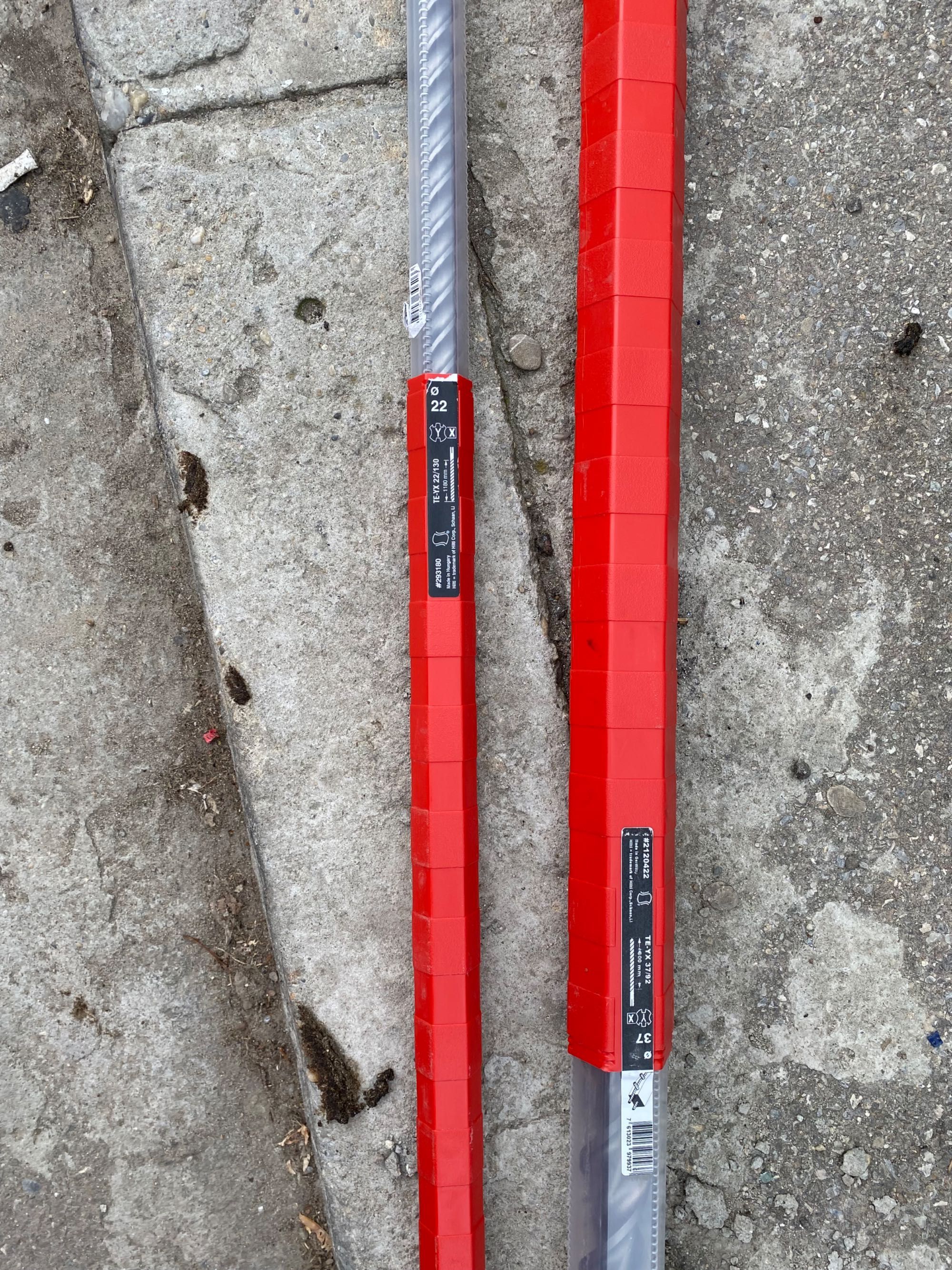 Burghiu rotopercuție premium SDS Max Hilti 14/22/37  lungi 1180/920