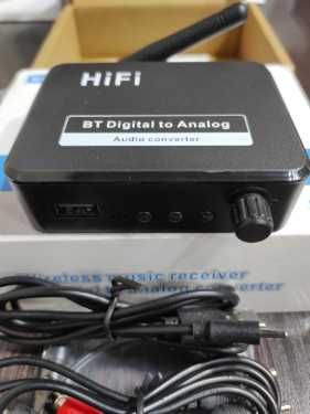 Bluetooth RCA приемник 5.1 AptX HD 3,5 мм жак Aux безжичен адаптер