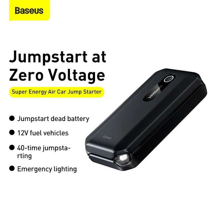 Baseus Jump Starter Power Bank Аварийно Стартерно устройство 1000A