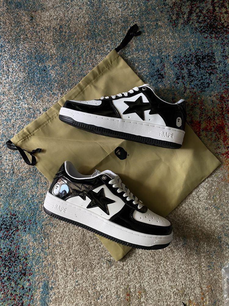 Bape Stas black and white Panda noi