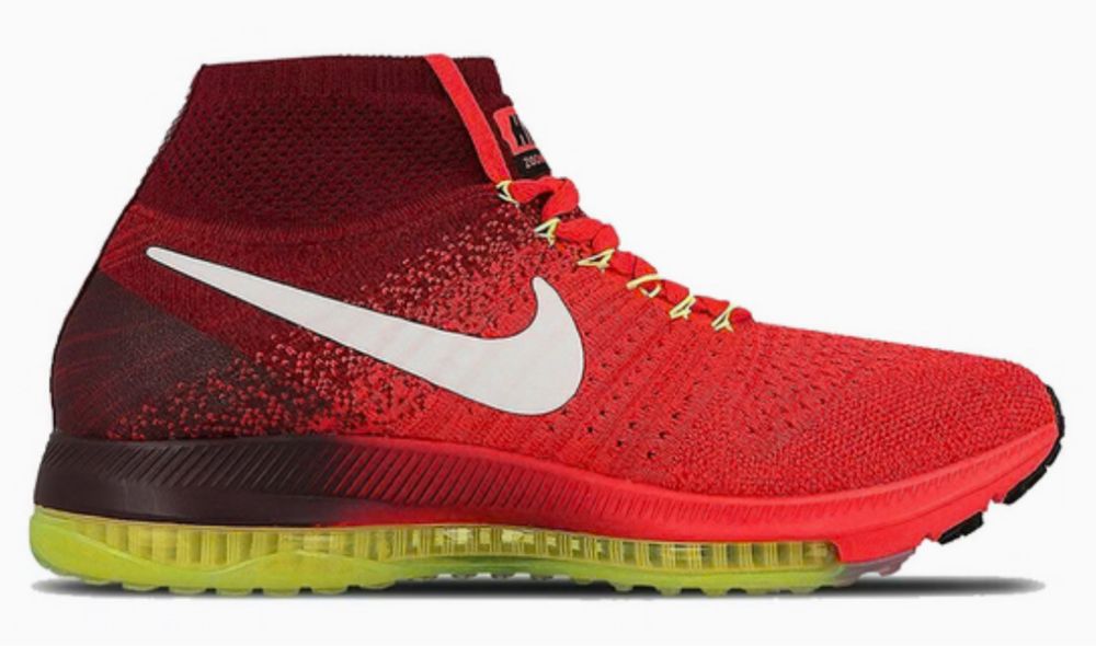 Nike Zoom All Out Flyknit Bright Crimson UK4/EUR37.5номер/23.5см