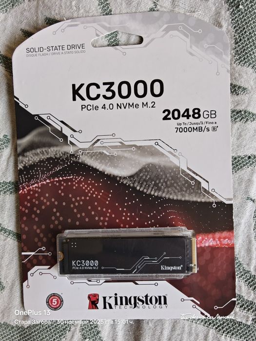 Kingston KC3000 2 TB PCIe 4.0 NVMe M .2