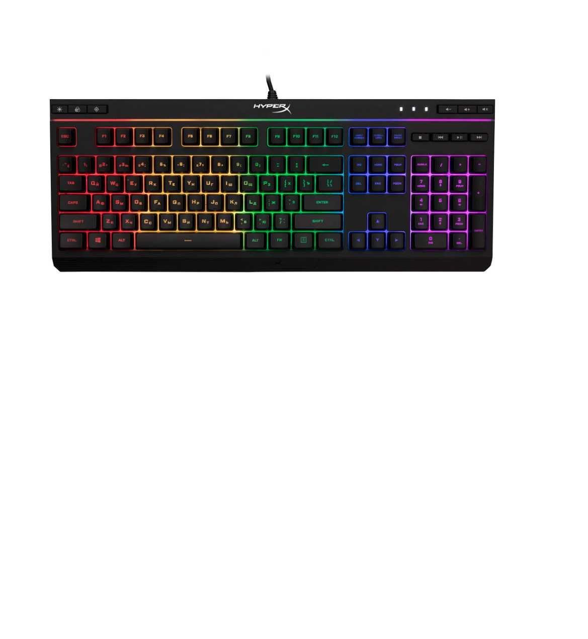 Игровая клавиатура HyperX Alloy Core RGB (новая)