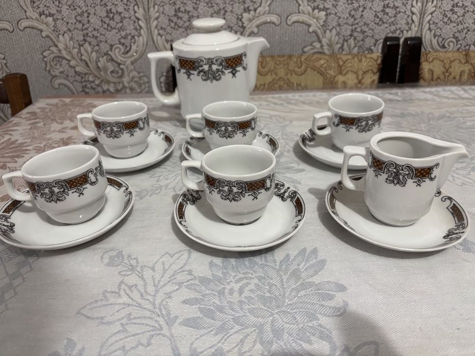 Сервиз кофейный. 5 чашечек