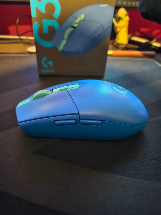 Безжична мишка, Logitech G305 Lightspeed Wireless, синя