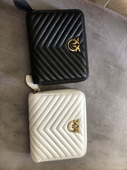 Чанта Pinko в черен и бежов цвят