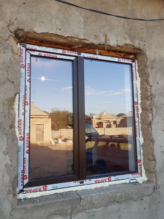 Пластиковые Окна Двери Витражи Есык Терезе Форточки Каспии рассрочка