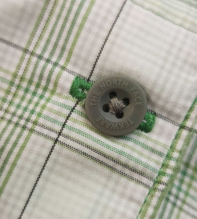 Camasa The North Face - Stripes White/Green