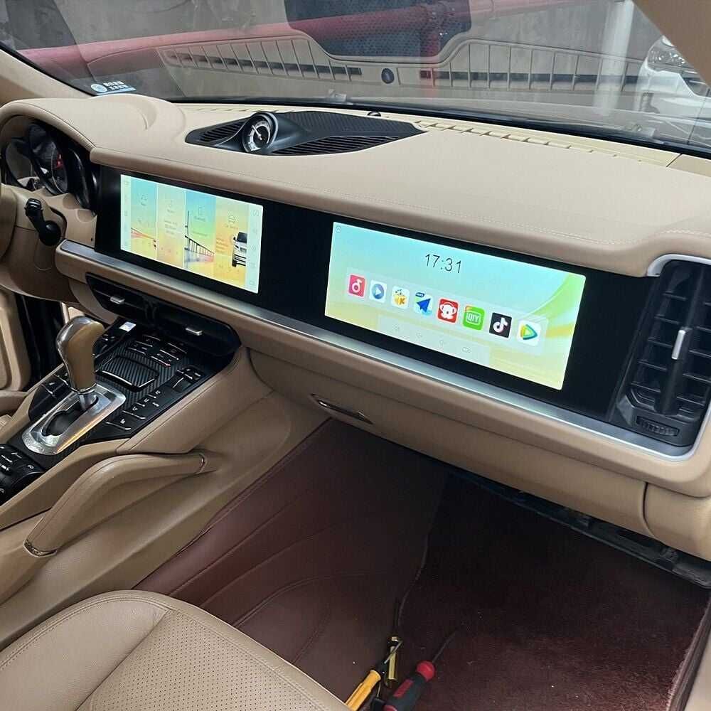 Dual Display 12.3" Android Мултимедия за Porsche Cayenne 2010-2018