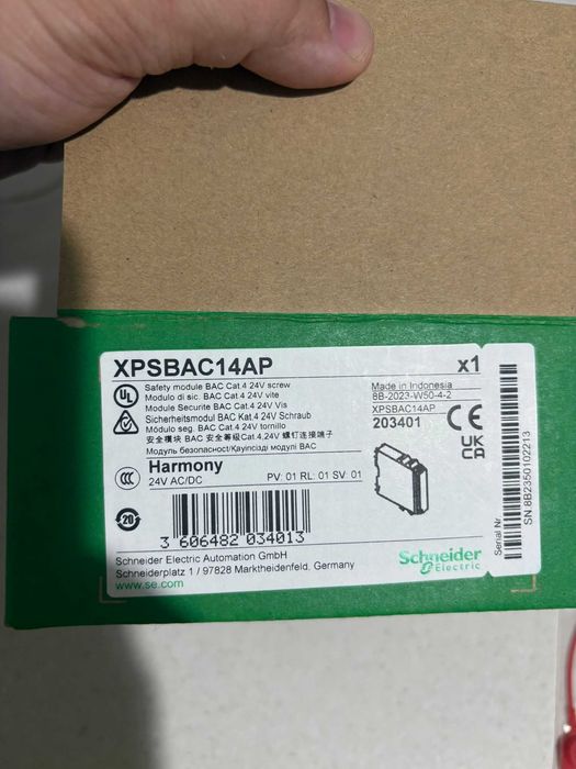 XPSBAC14AP - Modul de siguranta, XPSBAC14AP, Schneider Electric
