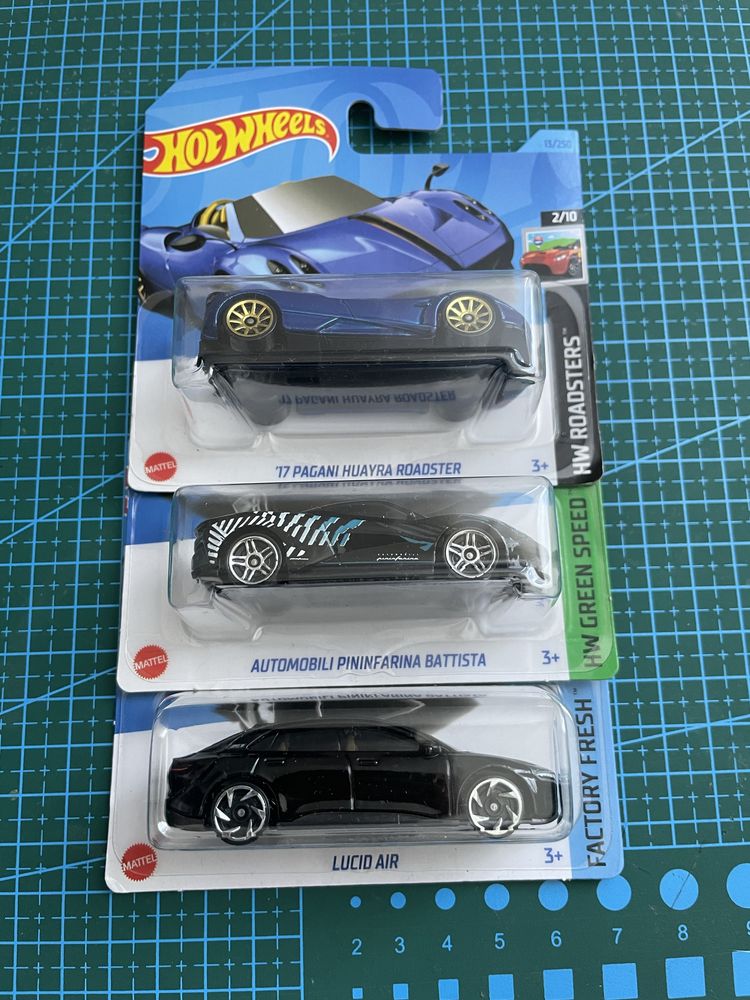 Hot Wheels: Pagani, Pininfarina, Lucid Air