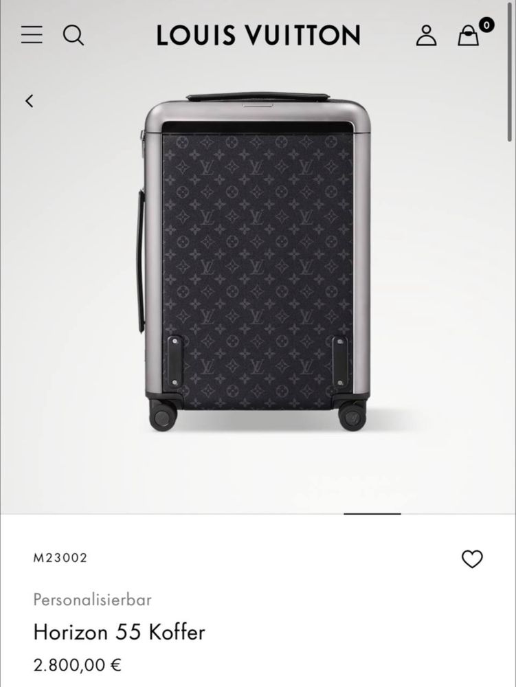 Louis Vuitton чемодан