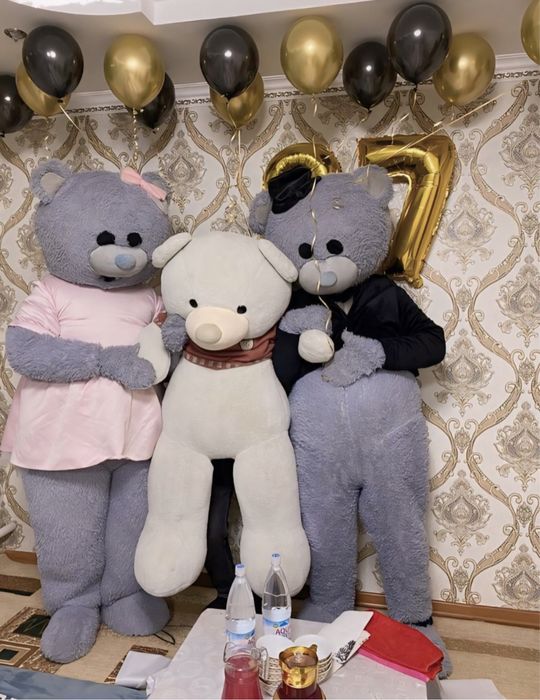 МИШКИ ТЕДДИ с аниматорами