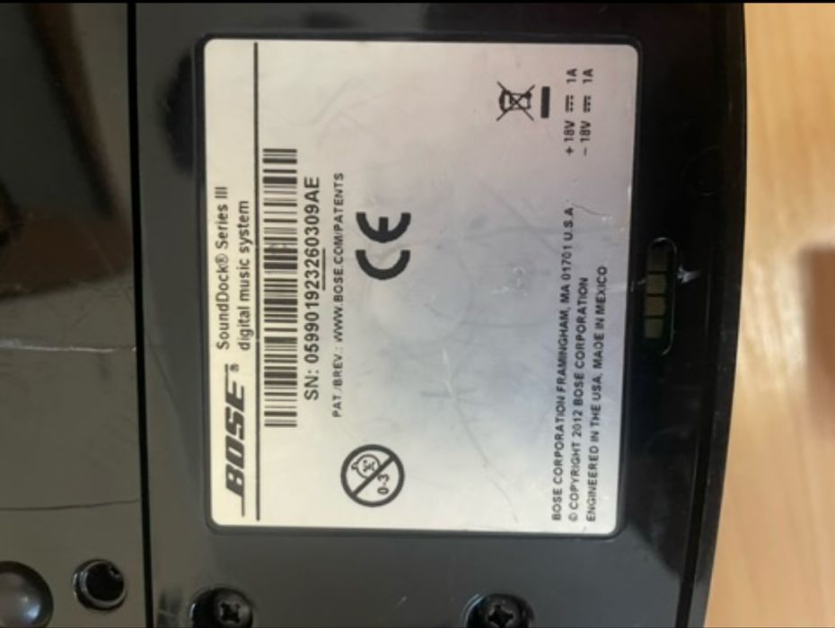 Boxa Bose SoundDock Series III incarcator Bose original