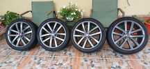 Jante aliaj R18 5x112 Vw Audi Skoda Seat. Anvelope vara Pirelli