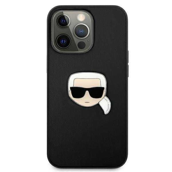 Karl Lagerfeld Leather Ikonik Head за iPhone 13, 13 Pro, 13 Pro Max