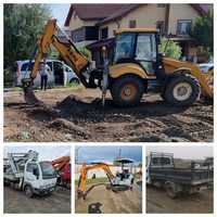 Buldoexcavator, miniexcavator, Nacele, picon