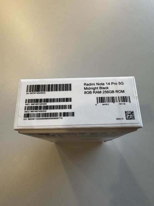 Redmi Note 14 Pro 5G, Midnight Black, 256GB/8GB Impecabil!