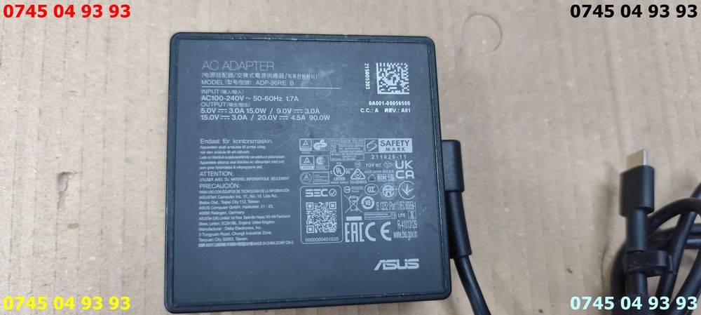 incarcator alimentator ASUS tip C ADP90RE 90W cu proba
