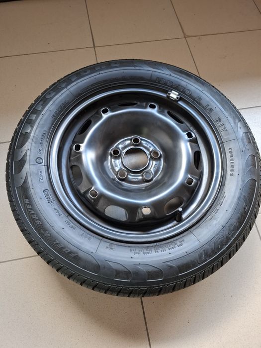 2 anvelope 175 65 R14 M+S iarna, 4 jante tabla Fiat R14 4x98