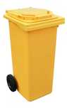 Cos de gunoi/Pubela mobila din plastic 120L