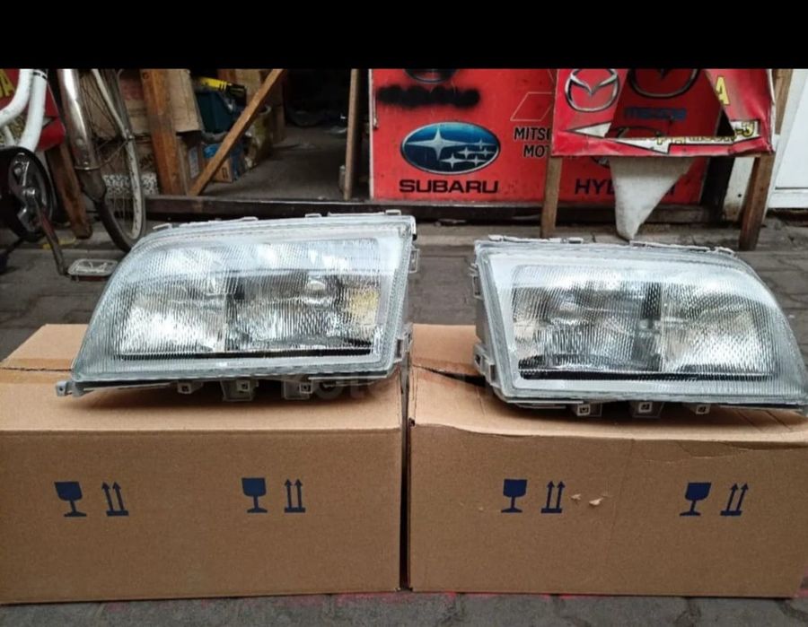 Мерс 202 фара, решетка, поворотники, бампер, задание фонари