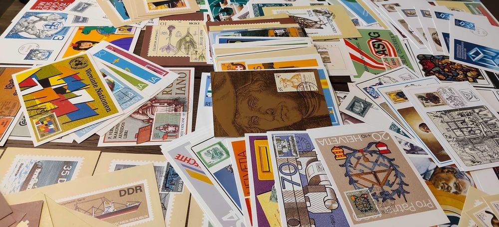 Carti postale anii 77' - 90' - Germania - Vatican - Geneva -  e.t.c