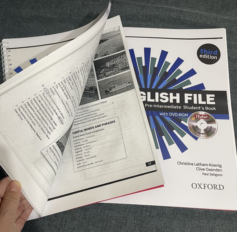 English file elementary third edition pre intermediate upper