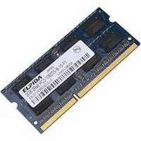 4  GB    ...ELPIDA 2GB 2Rx8 PC3-10600S-9-10-F1   X2  total 4GB