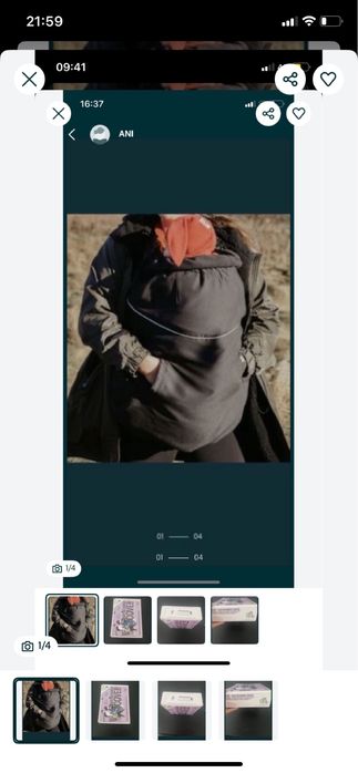 Protectie marsupiu bebelusi MAM