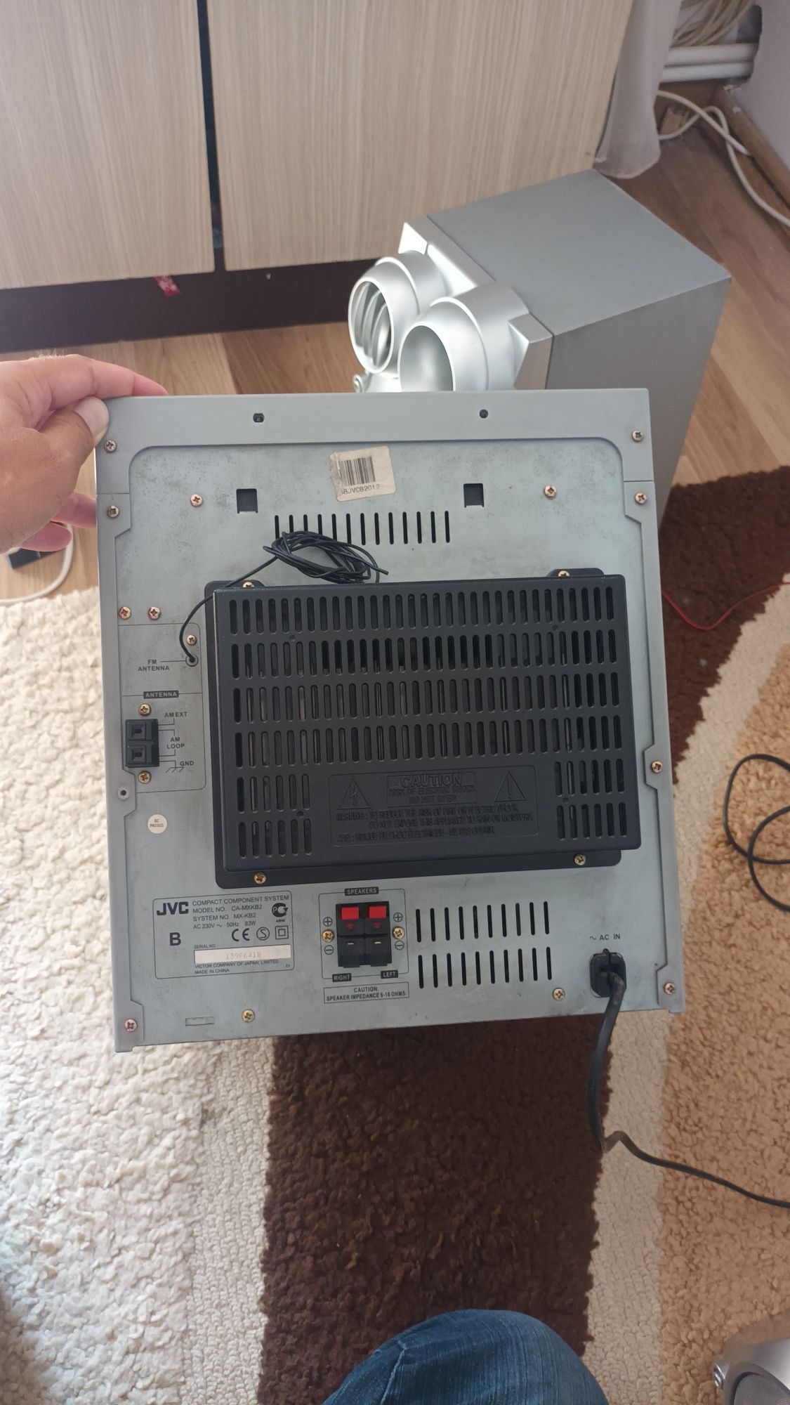 Combina muzicala originala JVC sistem audio.