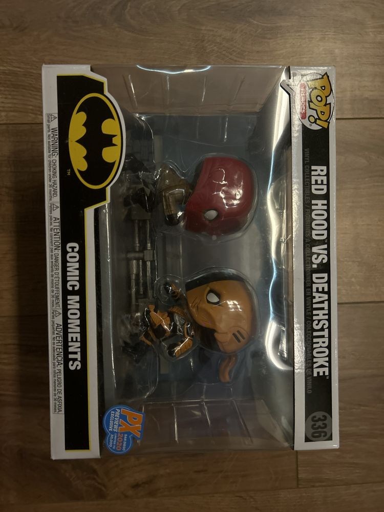 Funko pop фигурка Red hood vs. Deathstroke