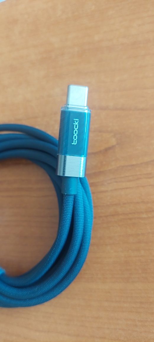 Кабел за бързо зареждане 2 м. USB C към Type-C, PD3.0 кабел за данни