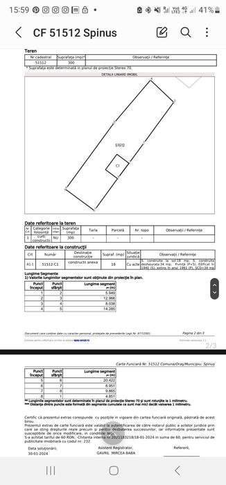 Vând Teren / Schimb 1100mp ( Vie + Pivniță ) Loc . Spinuș 28 km Oradea