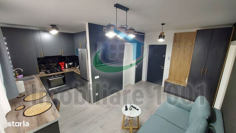 Apartament 2 camere, nou, finisat modern, mobilat, utilat, loc parcare