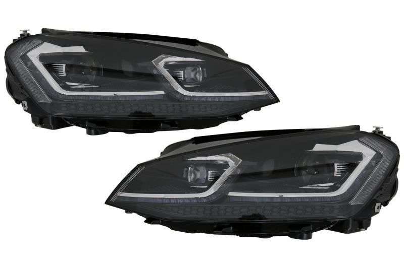 Bara Fata cu RHD Faruri LED Semnal Dinamic compatibil cu VW Golf VII 7