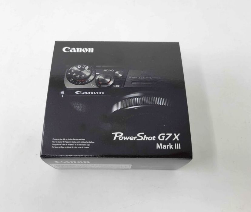 Нов с гаранция 2год canon powershoot g7x mark iii