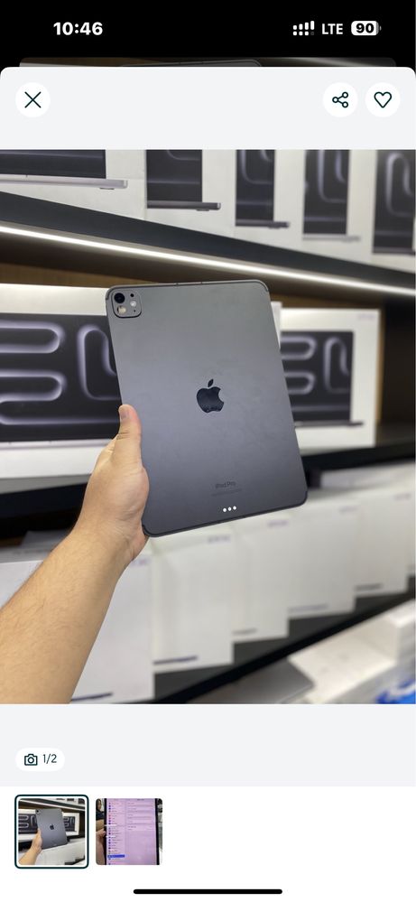 ipad pro m4 13 dyum Batareka 93% Wife