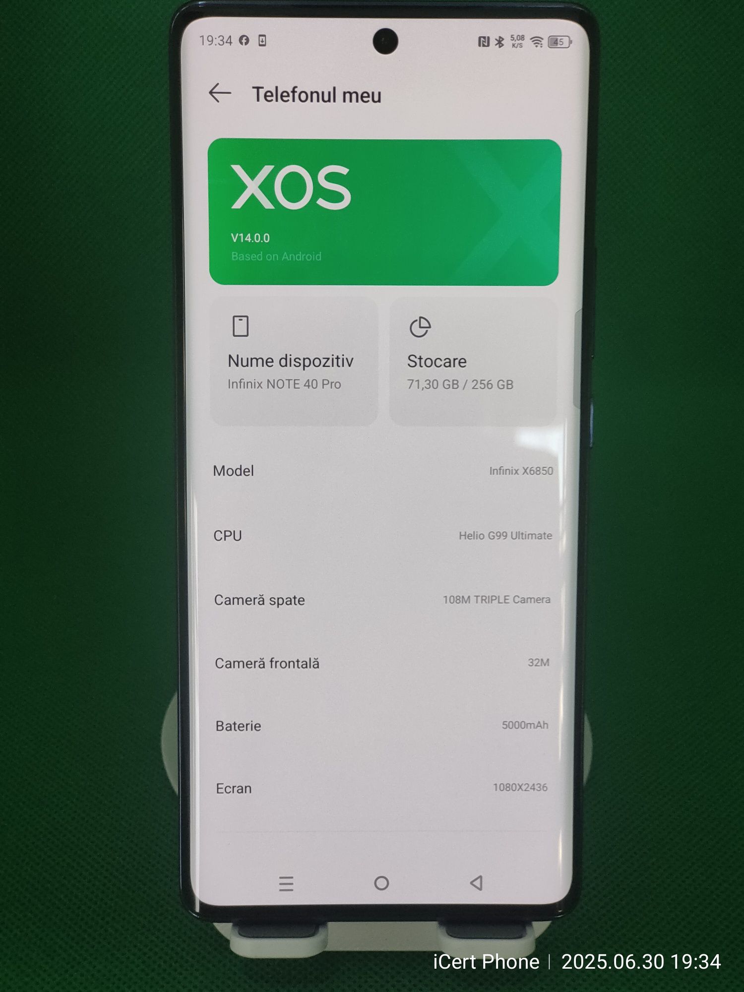 Infinix Note 40 Pro 12 RAM* Garantie