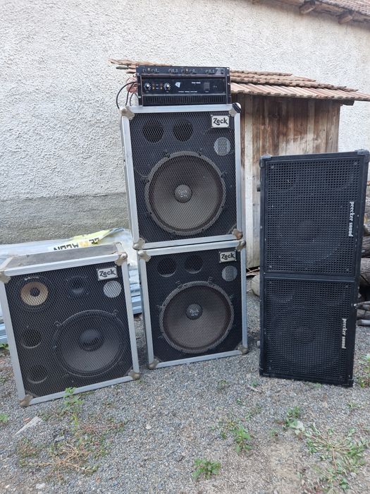 Difuzor + statie de amplificator, mixer