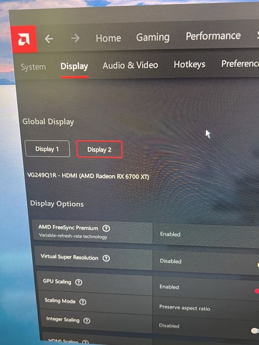 Монитор ASUS TUF GAMING VG249Q1R 24.5” IPS панел