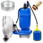 Pompa apa submersibila cu sita 20m cu plutitor 12.5m³h (PU206W+20M)