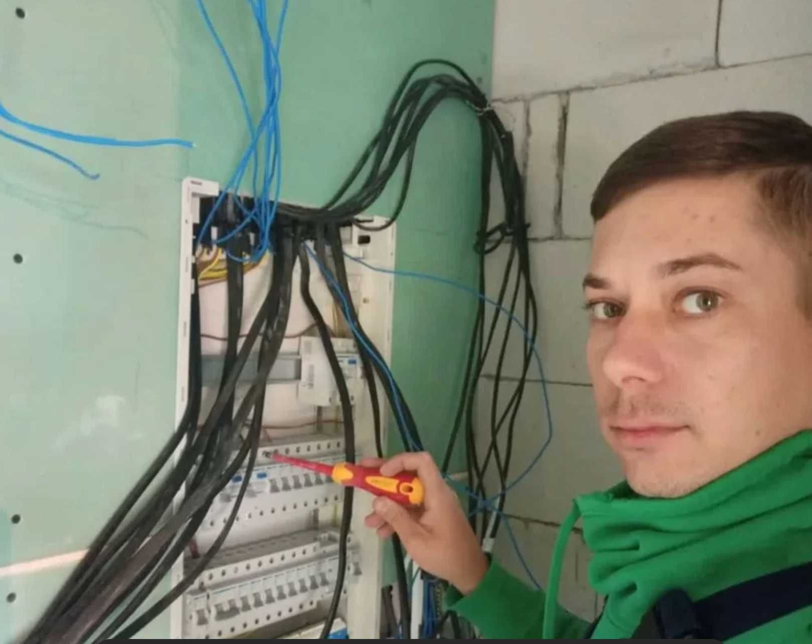 Услуги электрика: монтаж проводки и устранение короткого замыкания!