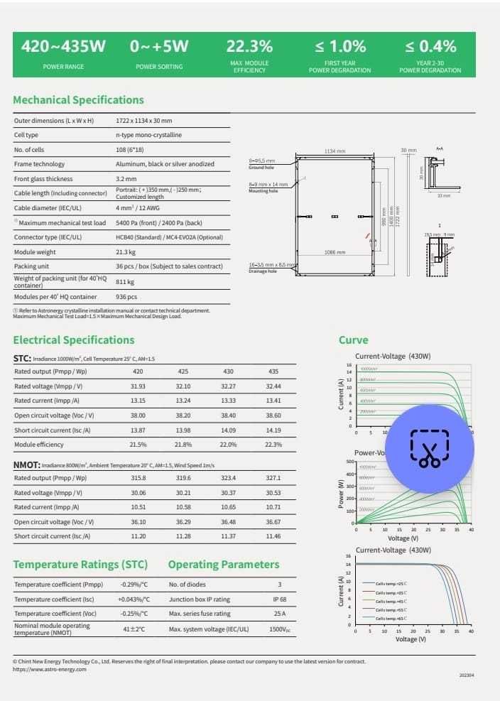 Kit sistem fotovoltaic complet, on grid, de 4,6kW